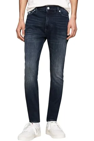 Tommy Hilfiger Uomo Jeans Simon Skinny Fit, Blu ( Dark), 36W/30L