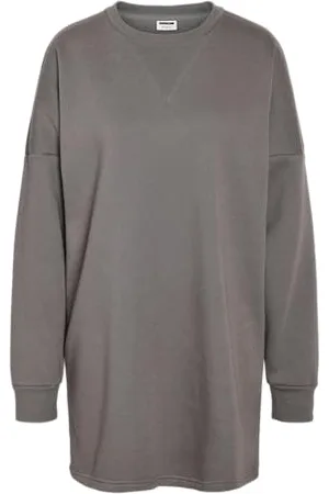 Noisy May Nmalden L/S Short Sweat Dress Jrs Noos Vestito, , XL Donna