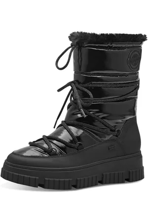 QS by s.Oliver WL Lace Boot 5-26401-43-Stivali, Stivali da Neve Donna, , 40 EU