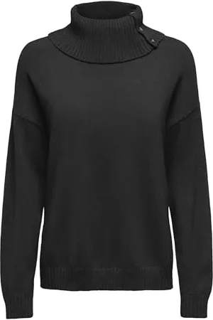 ONLY Onljayden LS Button Split Neck Knt Maglione, , XL Donna
