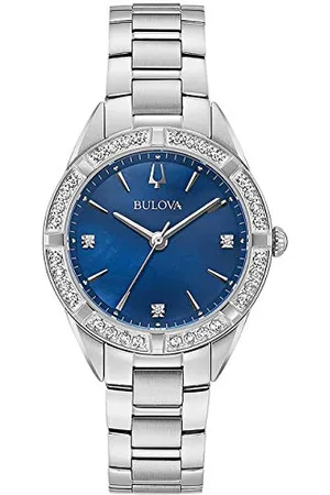 BULOVA Orologio Analogico Quarzo Donne con Cinturino in Acciaio Inox 96R243