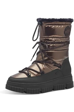 QS by s.Oliver WL Lace Boot 5-26401-43-Stivali, Stivali da Neve Donna, , 37 EU