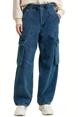G-Star Donna Cocoon Pants, (faded indigo shield D25321-D759-G851), 27W / 32L