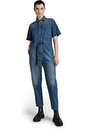 G-Star Donna Army Jumpsuit, (antique faded space blue D21431-C970-D342), S