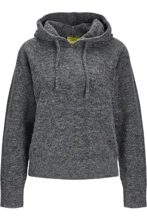 JJXX Jxevi-Felpa con Cappuccio Knit SN Maglione Lavorato a Maglia, , S Donna
