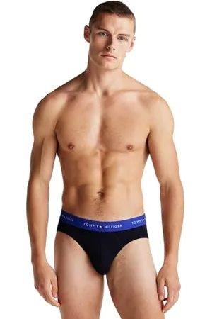 Tommy Hilfiger Men Stretch Slim Fit Tee MW0MW10800 Blue (Deep Indigo) XS