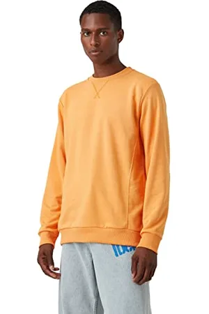 Koton Basic Sweatshirt mit Rundhalsausschnitt Maglia di Tuta, (200), L Uomo