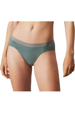 Calvin Klein Bikini 000QF6308E Mutandine, (Blue Performance), M Donna
