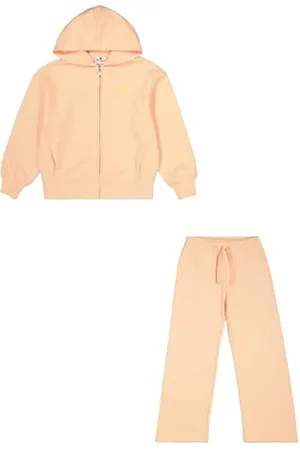 Champion Legacy Emotional Dance G (405045) -Ultra-Light Soft Compact Powerblend Fleece Hooded Tuta Sportiva, (EAC), 13-14 Anni Bambina