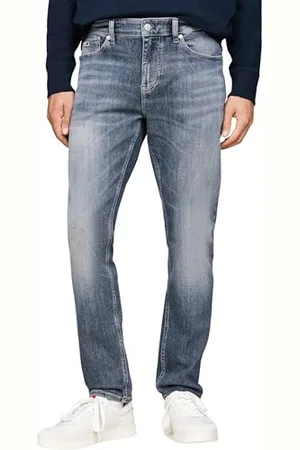 Tommy Hilfiger Uomo Jeans Austin Slim Fit Tapered Fit, Blu ( Dark), 30W/30L