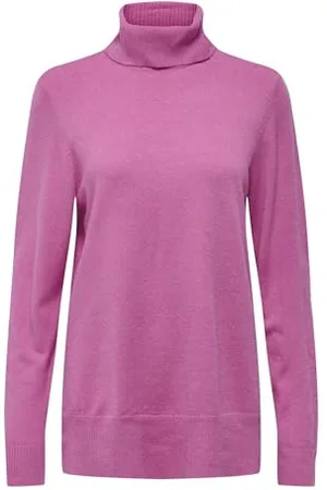 ONLY Onlibi LS Long Slit Rollneck CC Knt Maglione Lavorato a Maglia, , XL Donna