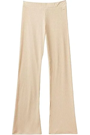 Benetton Pantalone 38i63f02i, Pantaloni Donna, Sabbia 1J4, S