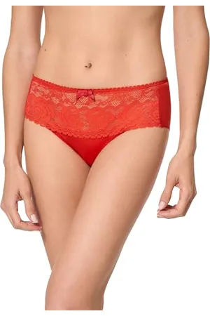 Playtex Midi Flowery Lace Recycled Slip, (Light), S Donna