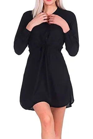 ONLY Onlcory L/S V-Neck Tunic Wvn Noos, Vestito Donna, , XS