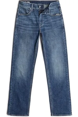 G-Star Bambini e Ragazzi Premium Mosa Straight Jeans, (faded cascade D25640-01-C606), 14 anni