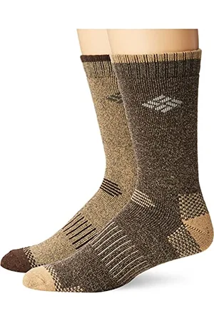 Columbia 4 Pack Moisture Control Crew Socks Calzini a Costine, , 6-12 (Pacco da 4) Uomo