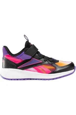 Reebok Road Supreme 4.0 Alt, Sneaker Bambina, Black/DYNAMICPURPLE/BOLDPINK, 27 EU