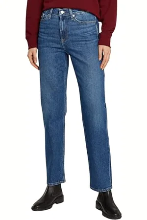 Tommy Hilfiger Donna Jeans Izzie Slim Fit Vita Alta, Blu ( Dark), 26W/30L