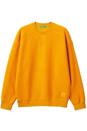 Benetton Maglia G/C M/L 3NMEU109T Felpa Senza Cappuccio, , XS Uomo