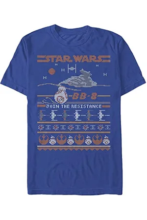 STAR WARS BB8 Resistance Sweater Organic Short Sleeve T-Shirt, , M Unisex