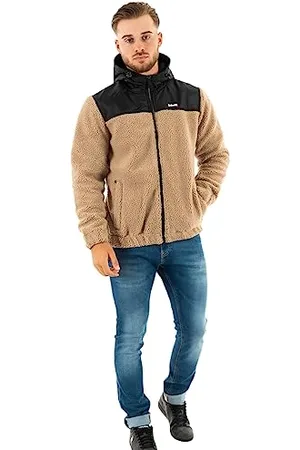 Schott NYC Swward2 Felpa in Pile con Cappuccio, , L Uomo