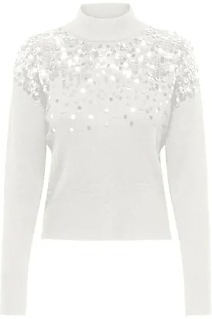 ONLY Onlalba LS Knt-Maglia a Collo Alto Pullover, , M Donna