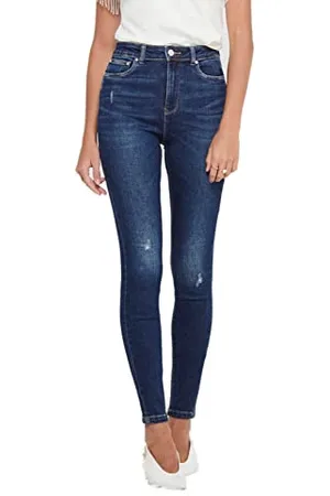 ONLY ONLMILA Life HW SK Ank BJ374 Noos Pantaloni, , 25W x 30L Donna