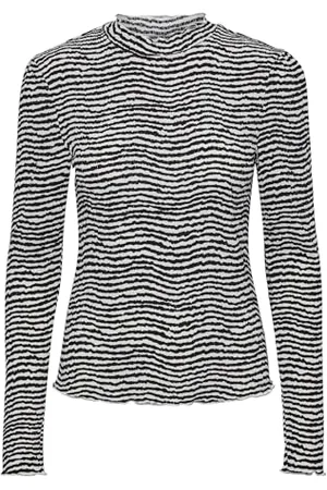 Pieces® Pcsesh LS T-Neck Top BC Maglietta a Maniche Lunghe, , XL Donna