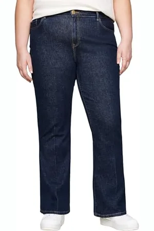 Tommy Hilfiger Donna Jeans Curve Bootcut, Blu (Cler), 60