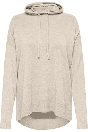 ONLY Onlibi LS Loose Long Hood CC Knt Maglione Lavorato a Maglia, , M Donna