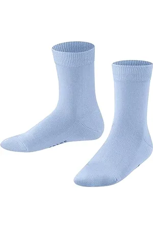 Falke Family K So Cotone Sostenibile Tinta Unita, Calzini Unisex - Bambini e ragazzi, , 39-42