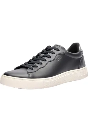 HUGO BOSS Rhys_Tenn_flmt, Scarpe da Ginnastica Donna, Black, 42 EU