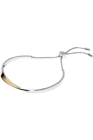 Skagen Bracciale Da Donna Kariana, Spessore: 5 mm Larghezza Interna: 60 mm Altezza Interna: 46,9 mm Bracciale In Acciaio Inossidabile A 2 Toni, SKJ1270998