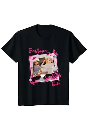 Barbie Bambino Maglietta Per Ragazze, Ufficiale, Festa di Natale Maglietta