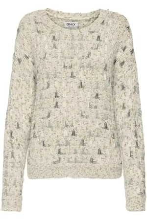 ONLY ONLSTELLA LS Neck Knt Pullover, , L Donna