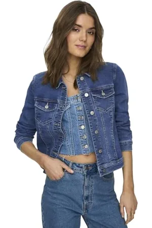 ONLY Onlwonder Life DNM Jacket Giacca, Media Blu Denim, XS Donna
