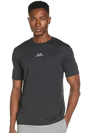 Oakley Mens Bark New SS Camicia, Nero-Blackout, XL Uomo