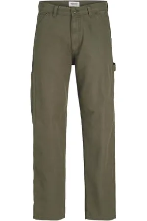 JACK & JONES Jpsteddie Jjbarkley Carpenter Pantaloni Cargo, , 34W x 32L Uomo