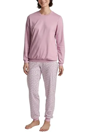 Calida Midnight Flowers Set di Pigiama, , 48-50 Donna