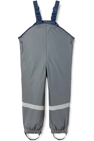 Playshoes Pantaloni fango, salopette antipioggia, fodera in tessuto, Pantaloni antipioggia antivento e impermeabili Unisex - Bambini e ragazzi, , 98