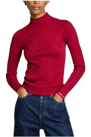 Pepe Jeans Izabel Turtleneck Maglieria, (Burnt Red), XS Donna