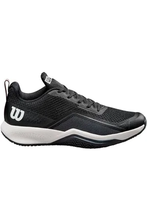 Wilson Rush PRO Lite, Tennis Shoe Uomo, Black/Ebony/White, 49 1/3 EU