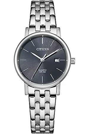 Citizen Orologio Analogo al Quarzo Donna con Cinturino in Acciaio Inossidabile EU6090-54H