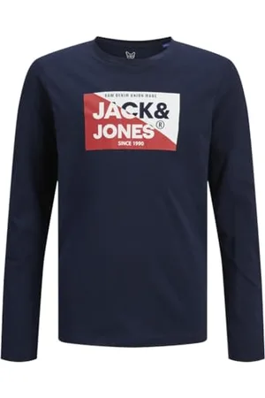 JACK&JONES JUNIOR JJNOLAN Tee LS Crew Neck MNI, Maglia a Maniche Lunghe