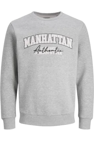 JJ Jrebnewyork Sweat Crew Neck SN Maglia di Tuta, , XL Uomo