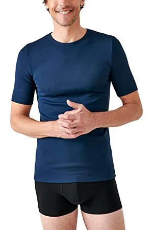 Damart T-Shirt a Maniche Corte in Thermolactyl, Filato Classico Maglietta, , L Uomo