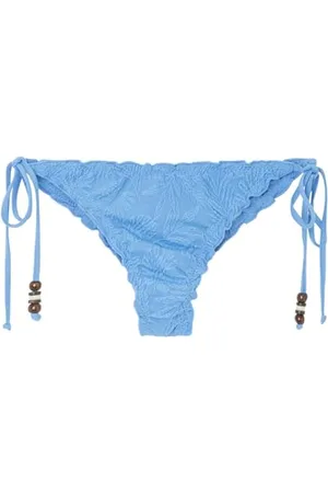 Women secret Blue Bikini Bottoms with Side Ties Parte Inferiore, , XL Donna