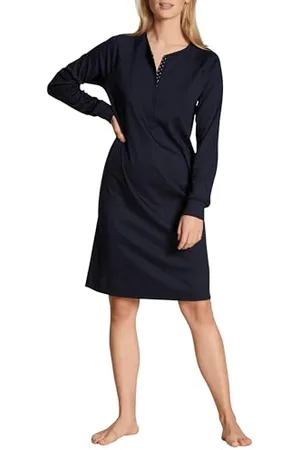 Calida Favourites Dreams Camicia da Notte, Blu lapistico, Taglia Unica Donna