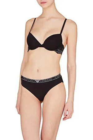 Emporio Armani Push Up Bra Dreamy Viscose Lace, Reggiseno push up Donna, , 32B