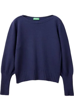 Benetton Maglia SC Barca M/L 1244D10C6 Maglione, , M Donna